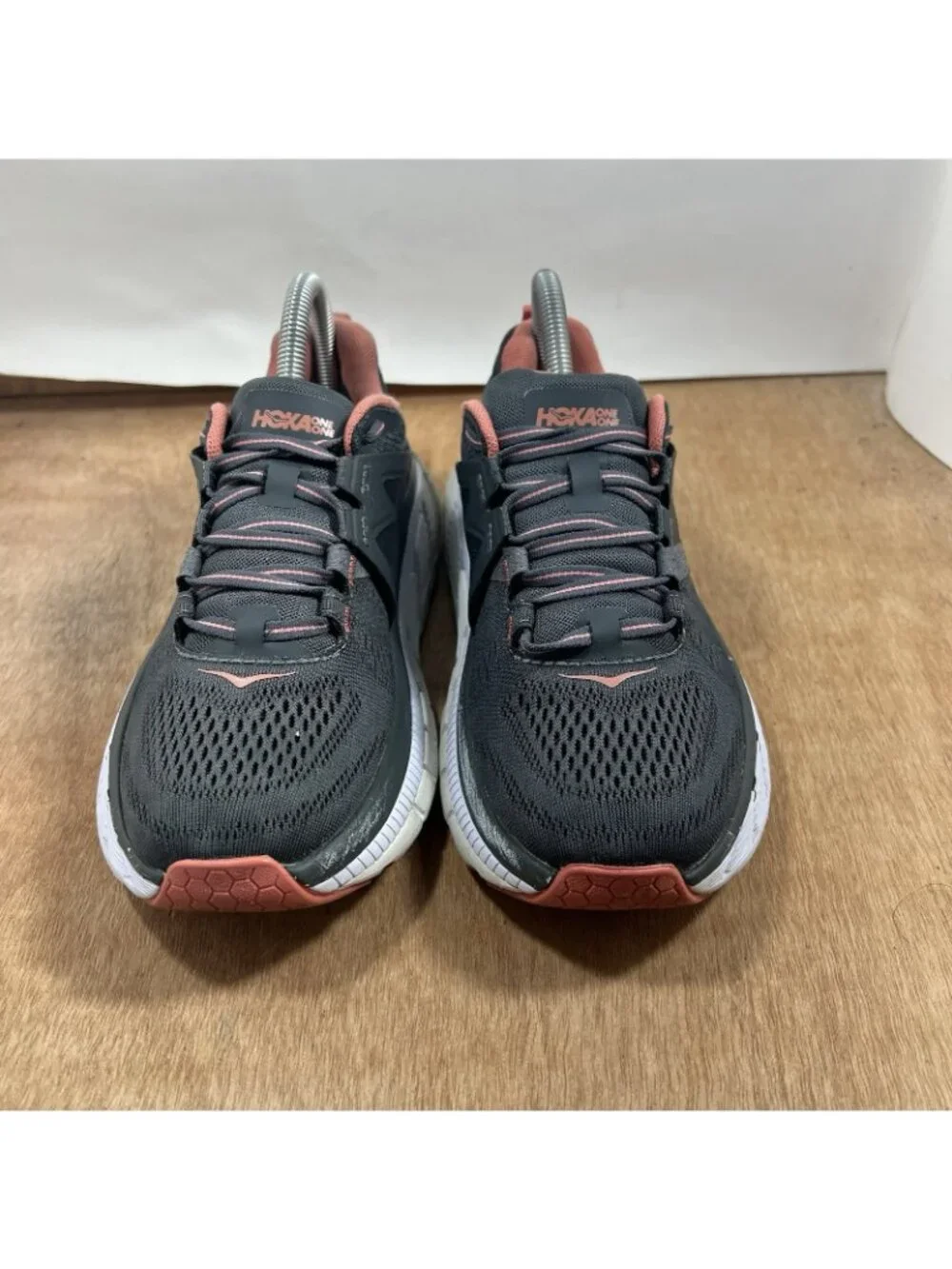 Hoka One One Gaviota 2 Women's Size 7.5 Grey Pink Running Athletic Shoes